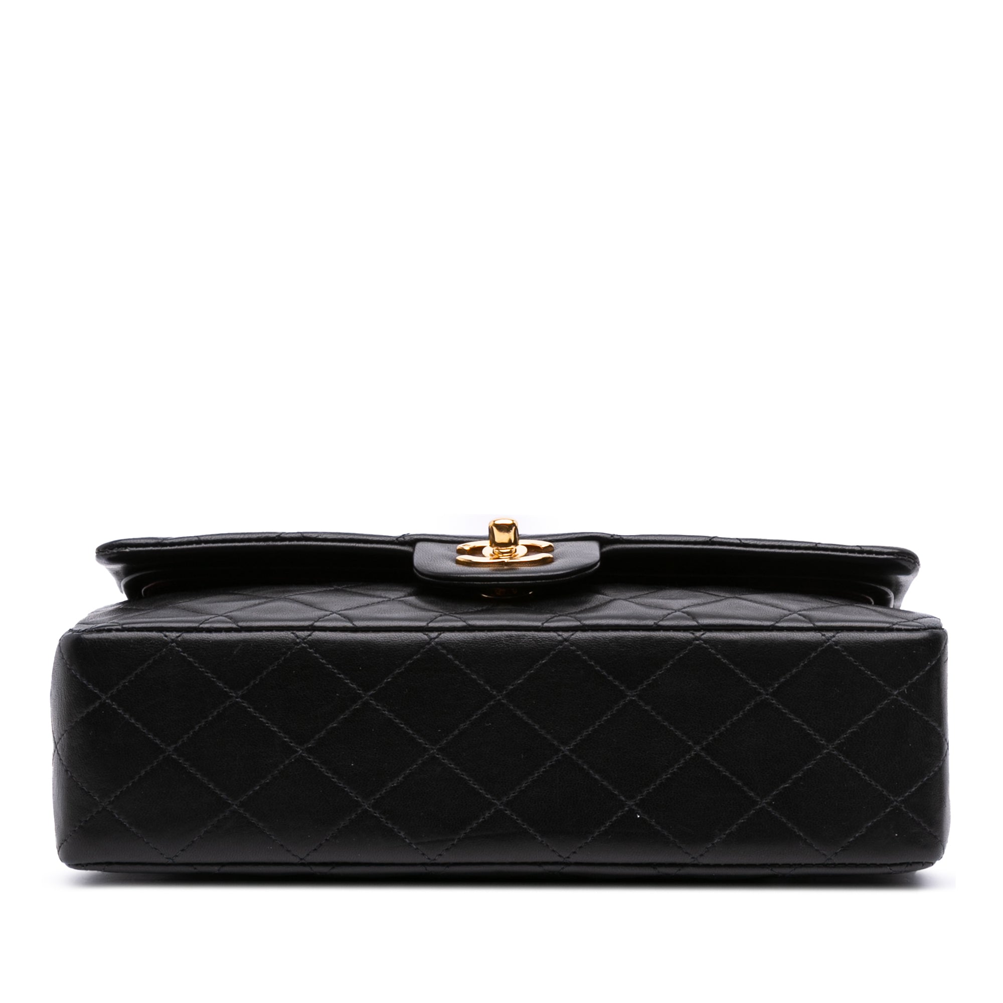 Medium Classic Lambskin Double Flap