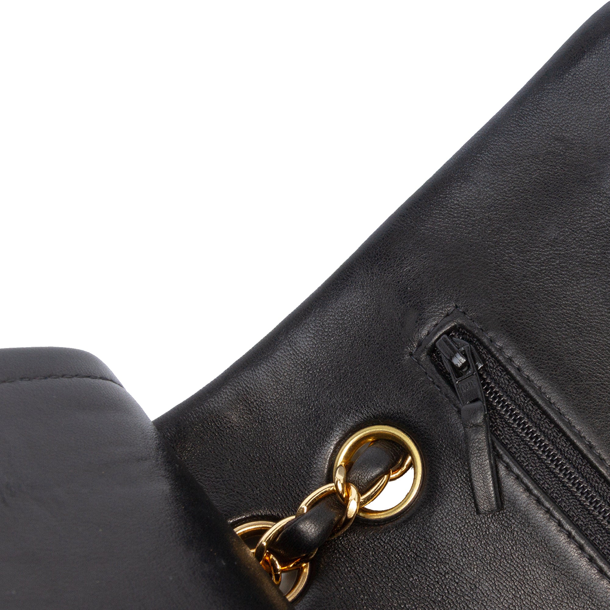 Medium Classic Lambskin Double Flap