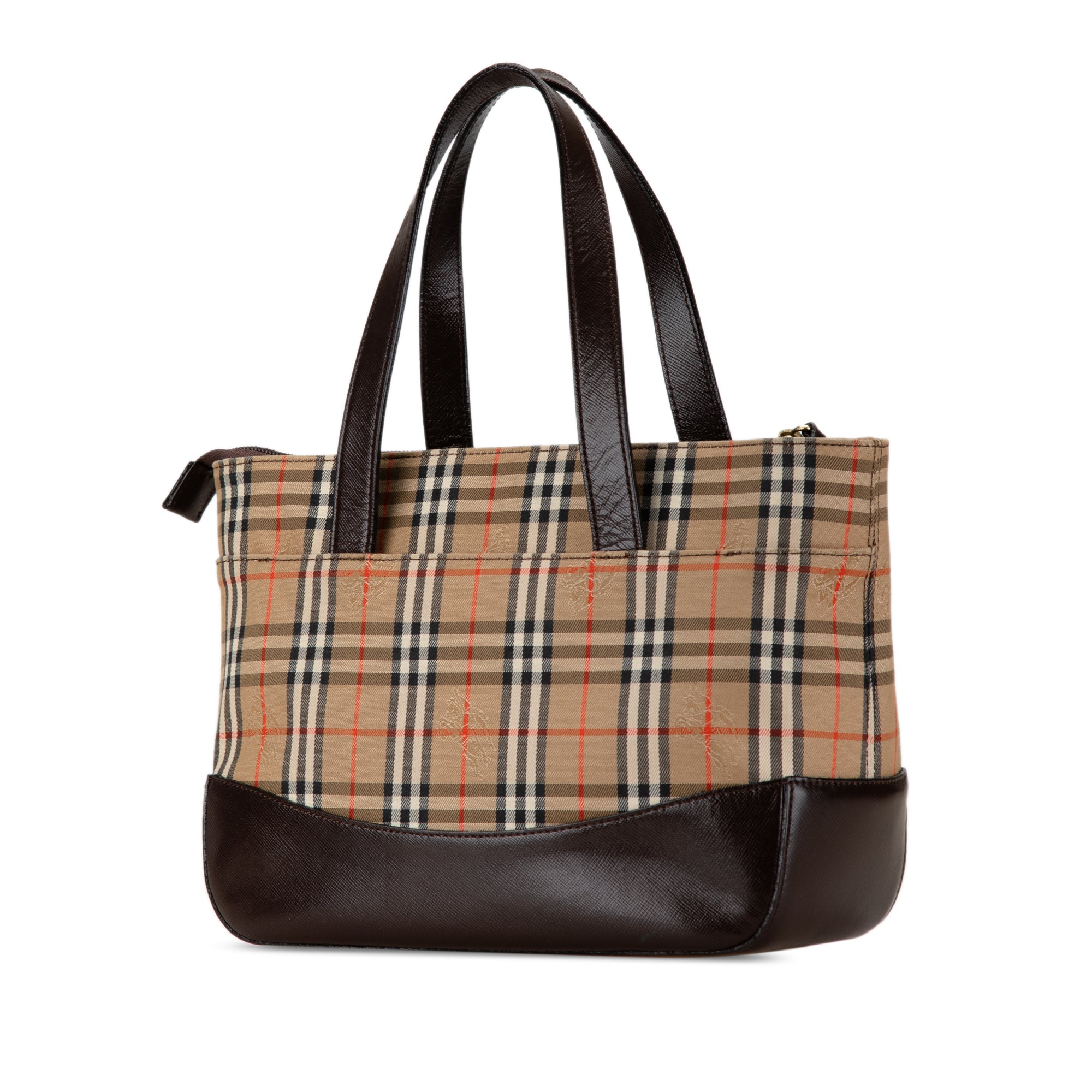 Haymarket Check Canvas Handbag