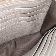 Leather Interlocking G Dollar Wallet on Chain