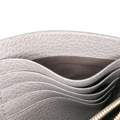 Leather Interlocking G Dollar Wallet on Chain