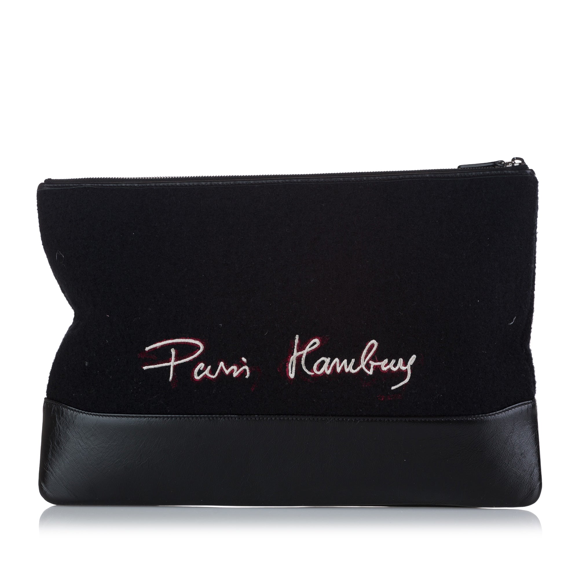 Paris Hamburg Wool Clutch_2