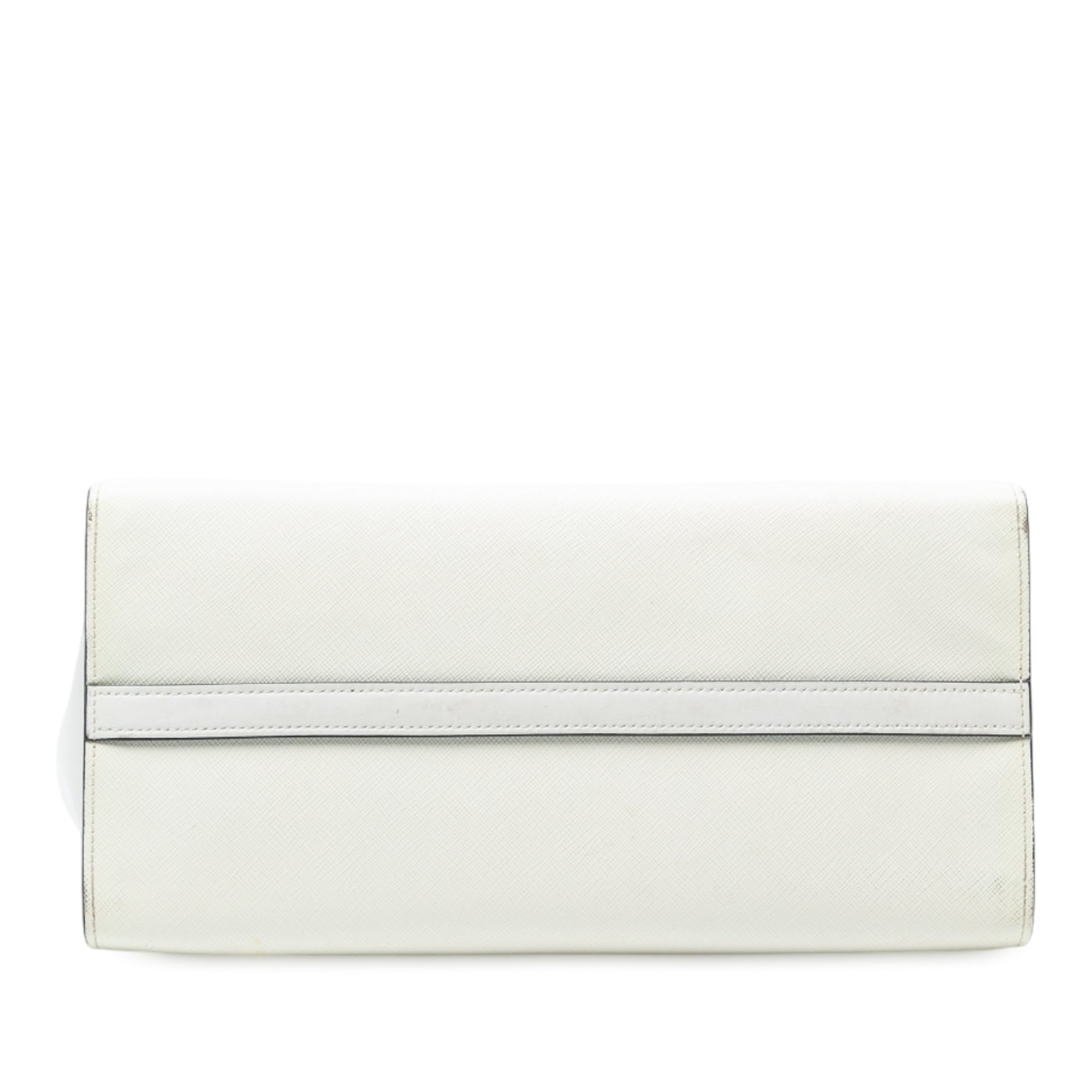 City Calf Trimmed Saffiano Greche Paradigme Bag