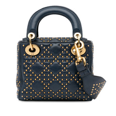 Mini Studded Lambskin Cannage Supple Lady Dior_2