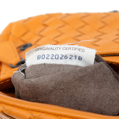 Mini Nappa Intrecciato Expandable Chain Flap Crossbody