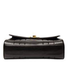 Vertical Quilt Lambskin Flap