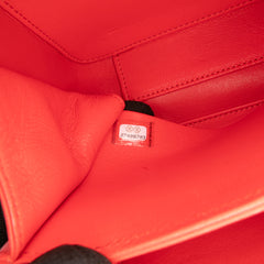 Small Tricolor Caviar CC Filigree Vanity Case