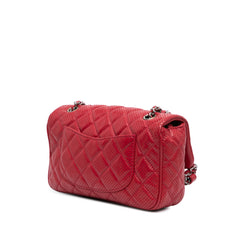Medium Perforated Lambskin Punch Flap