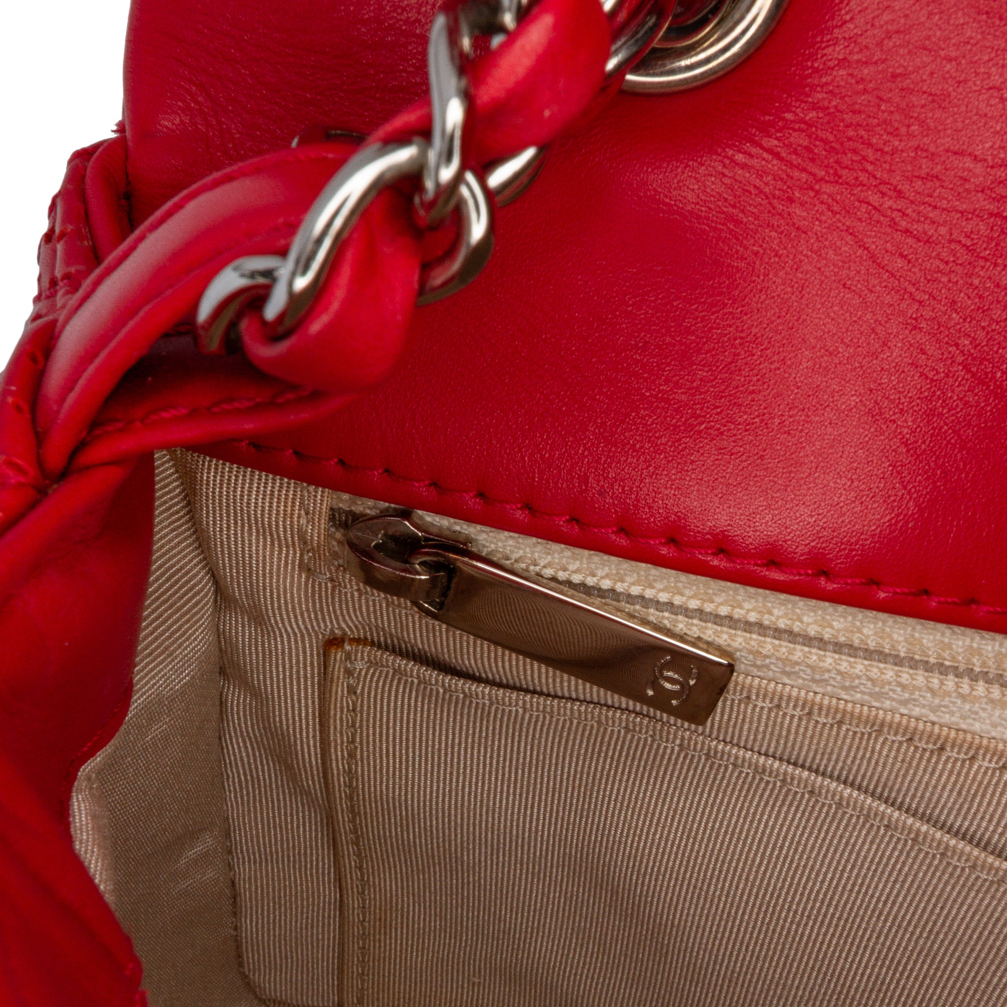 Medium Perforated Lambskin Punch Flap