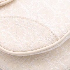 Mini Oblique Canvas Saddle Bag
