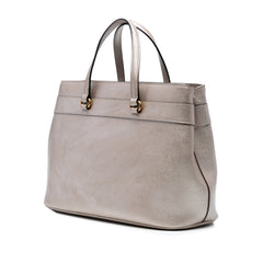 Leather Bright Bit Satchel