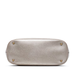 Leather Bright Bit Satchel