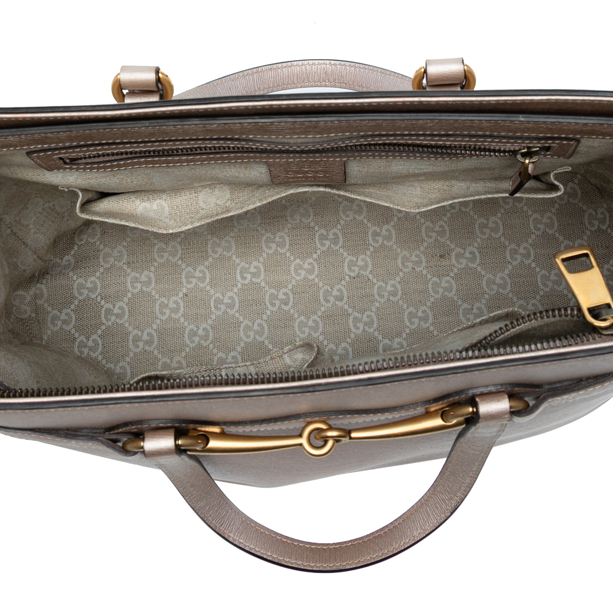 Leather Bright Bit Satchel