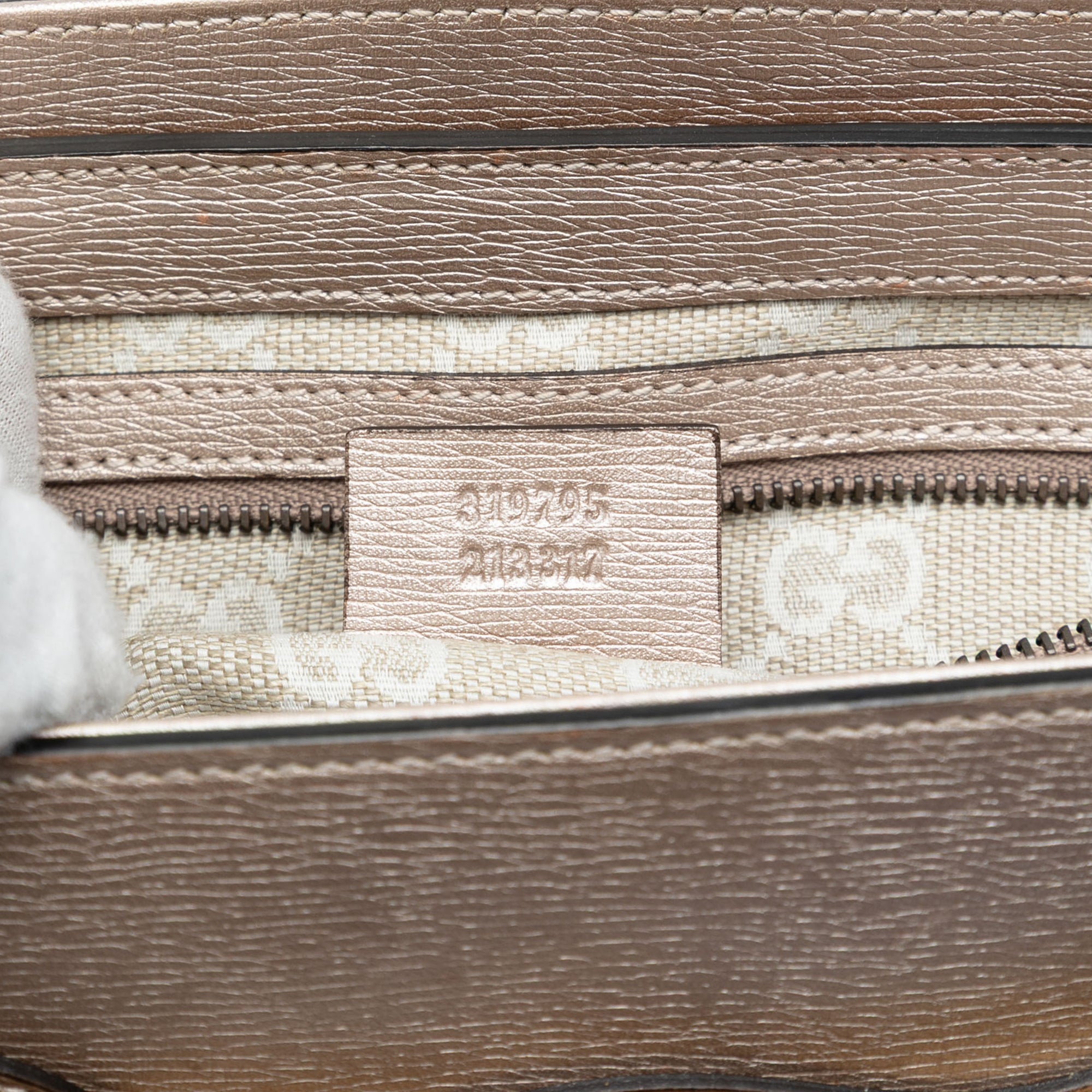 Leather Bright Bit Satchel