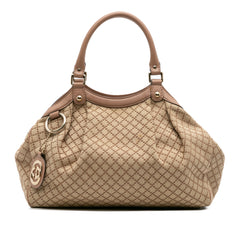 Medium Diamante Canvas Sukey Tote