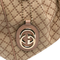 Medium Diamante Canvas Sukey Tote