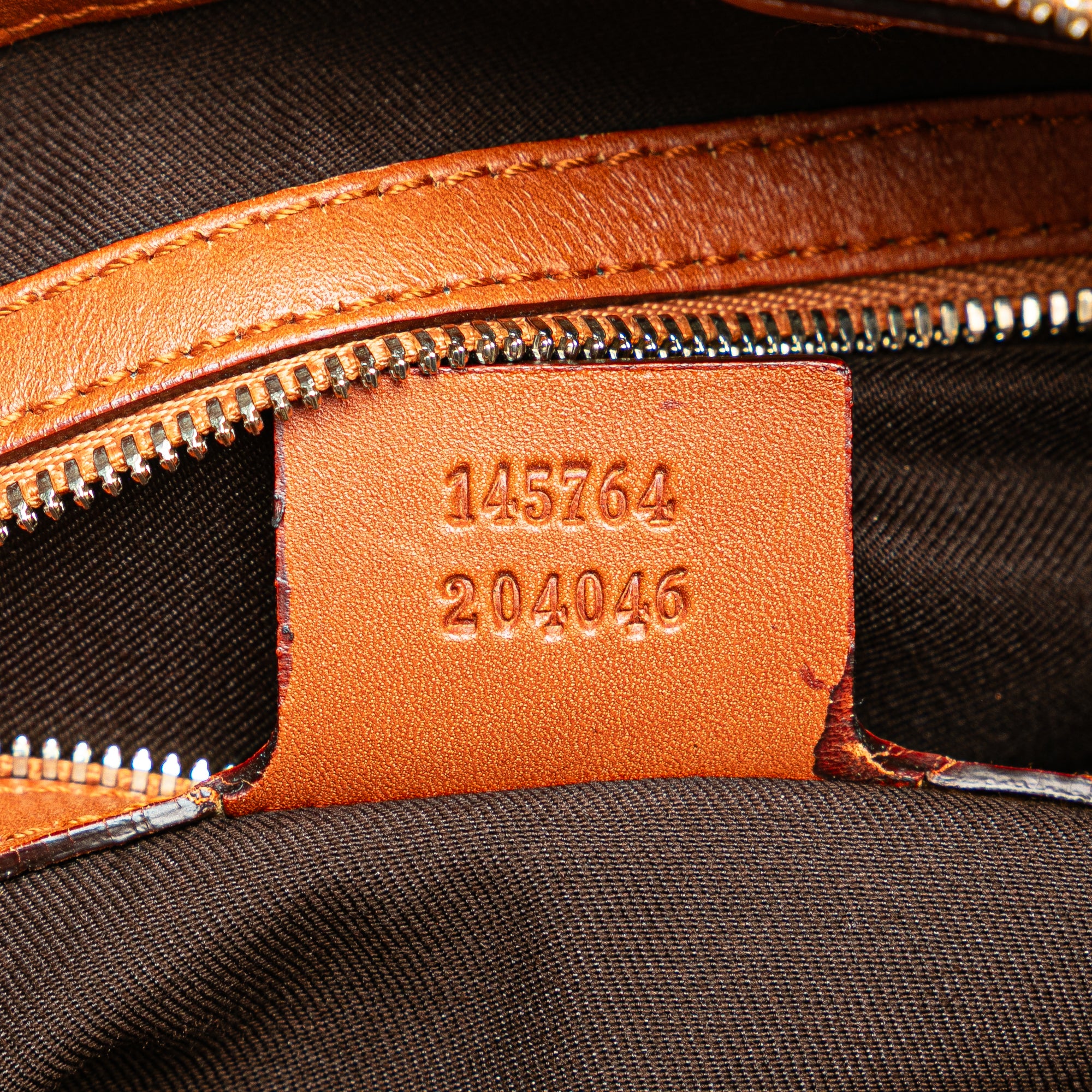 Embossed Leather Horsebit Glam Hobo