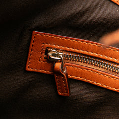 Embossed Leather Horsebit Glam Hobo