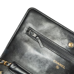 CC Quilted Lambskin Wallet On Chain