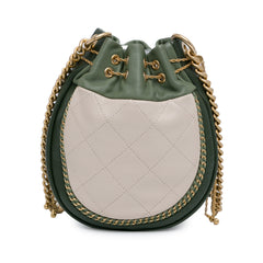 CC Quilted Drawstring Bucket Bag