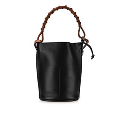 Leather Anagram Gate Bucket Bag_2