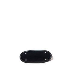House Check Trimmed Leather Shoulder Bag