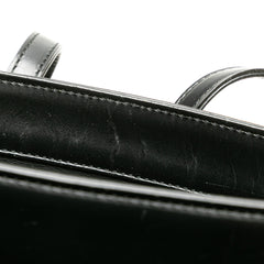 House Check Trimmed Leather Shoulder Bag