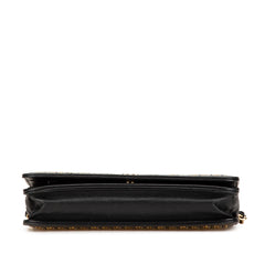 CC Studded Lambskin Wallet on Chain