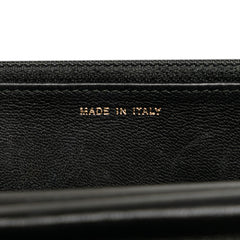 CC Studded Lambskin Wallet on Chain