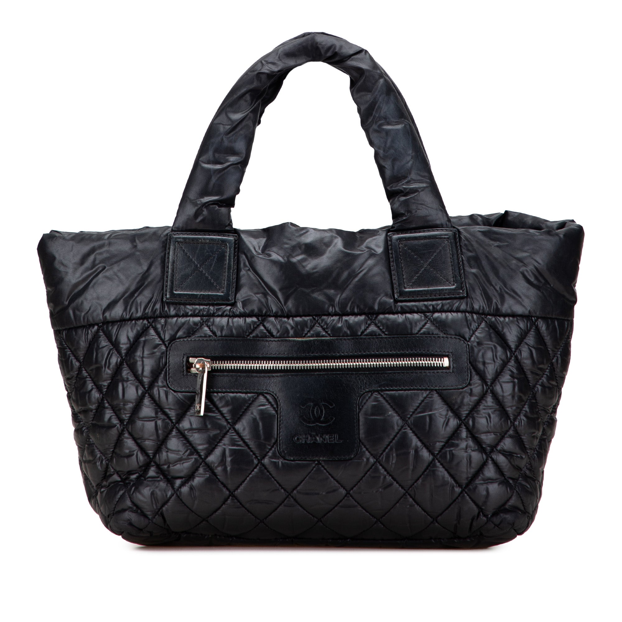 Small Quilted Nylon Coco Cocoon Tote