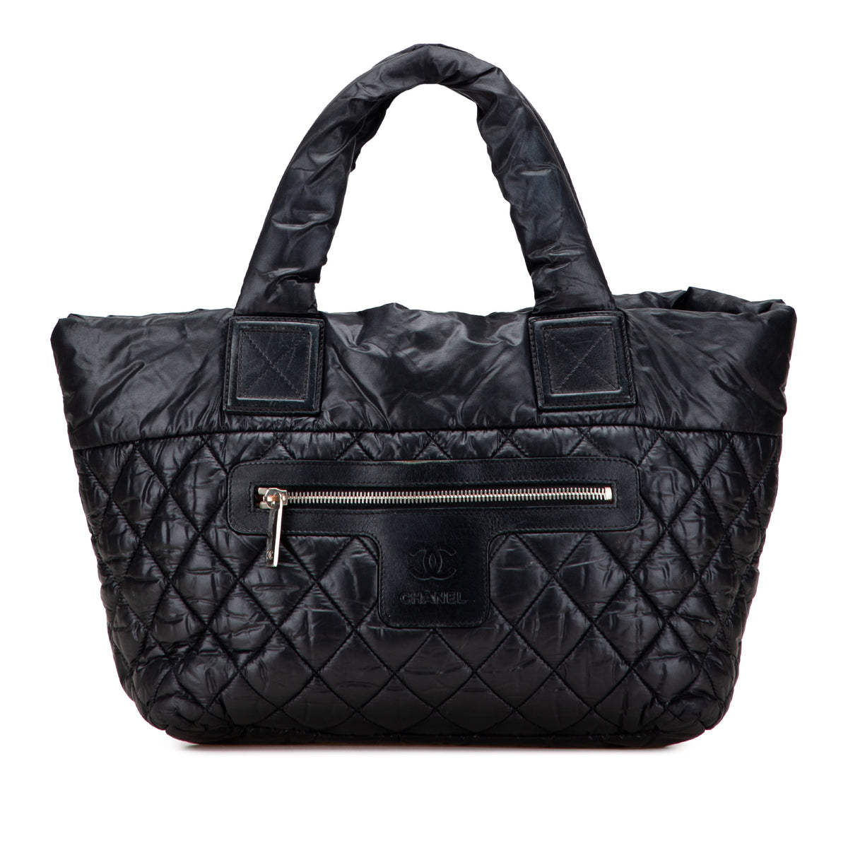 Small Quilted Nylon Coco Cocoon Tote