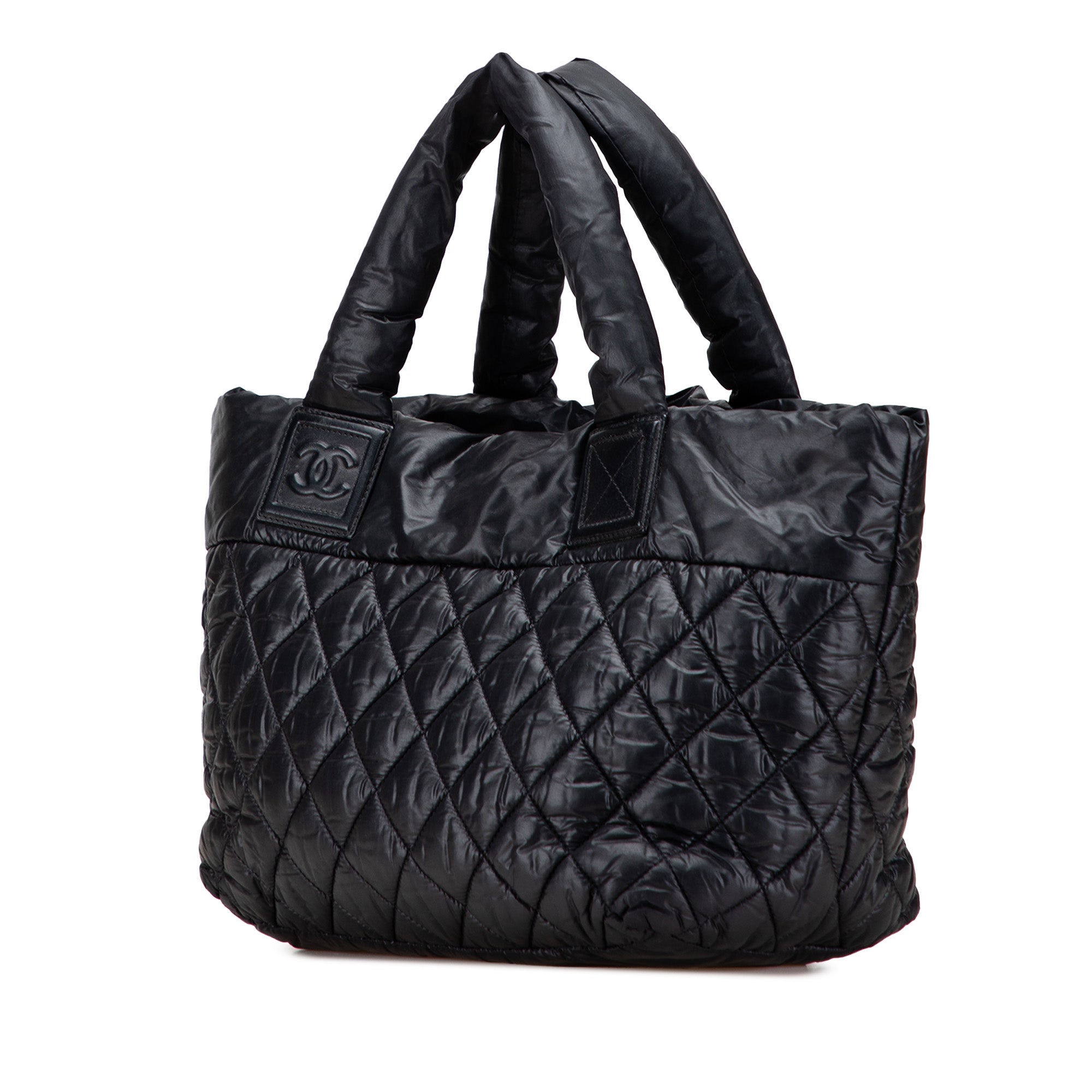 Small Quilted Nylon Coco Cocoon Tote