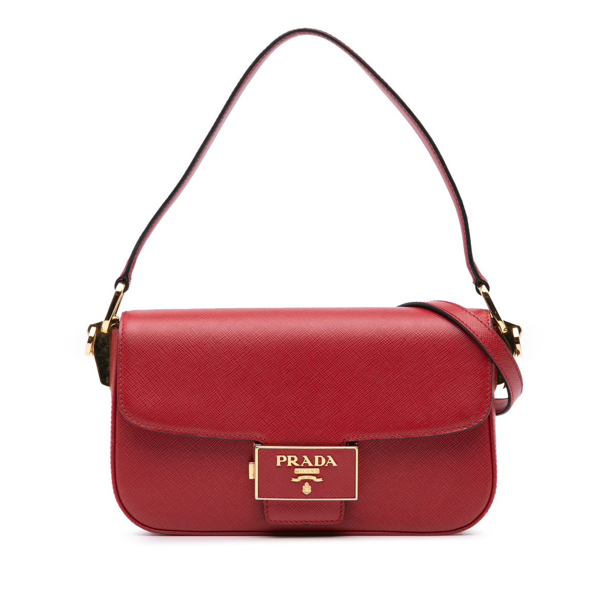 Saffiano Lux Embleme Satchel