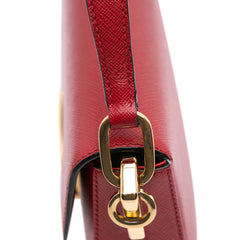 Saffiano Lux Embleme Satchel