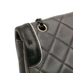 Paris Salzburg Jumbo Bicolor Quilted Lambskin Tyrolean Flap