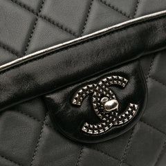 Paris Salzburg Jumbo Bicolor Quilted Lambskin Tyrolean Flap