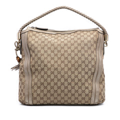 Large GG Canvas Bella Shoulder Bag