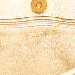 CC Quilted Caviar Bekko Chain Tote