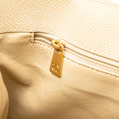 CC Quilted Caviar Bekko Chain Tote