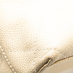 CC Quilted Caviar Bekko Chain Tote