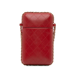 CC Quilted Lambskin Chain Around Phone Holder_2