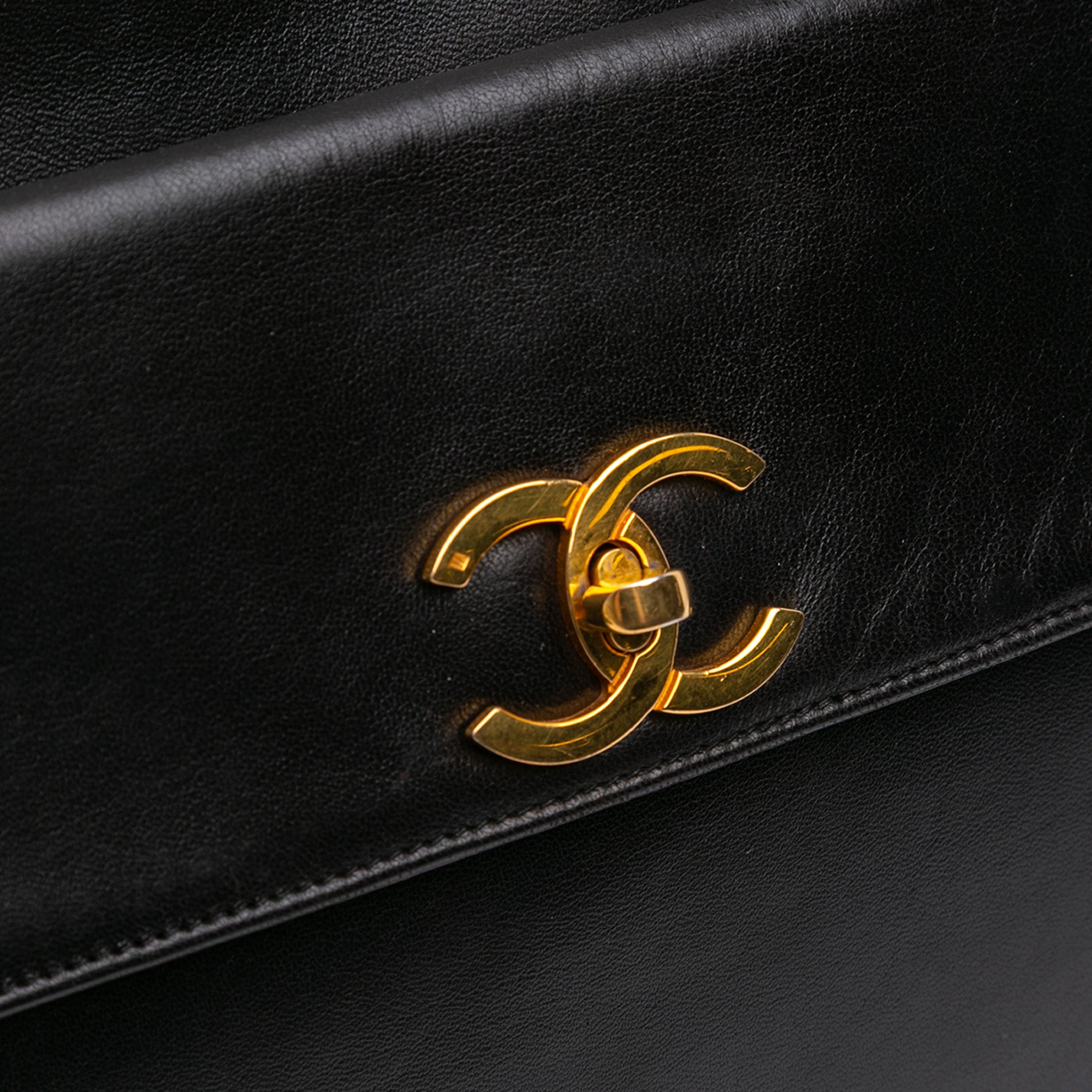 CC Lambskin Front Pocket Tote