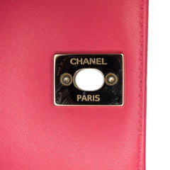 Mini Lambskin Trendy CC Clutch With Chain