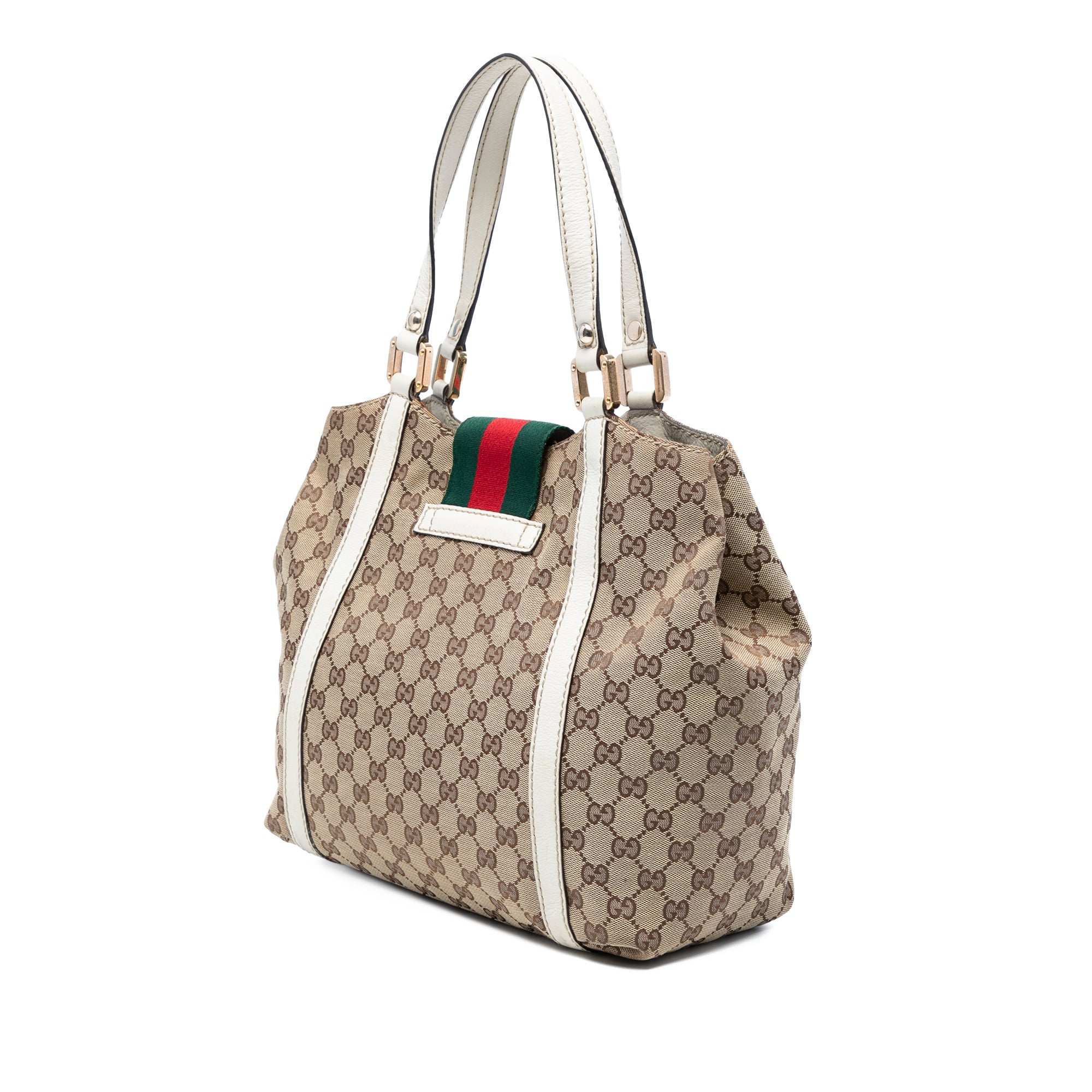 GG Canvas Web New Ladies Tote