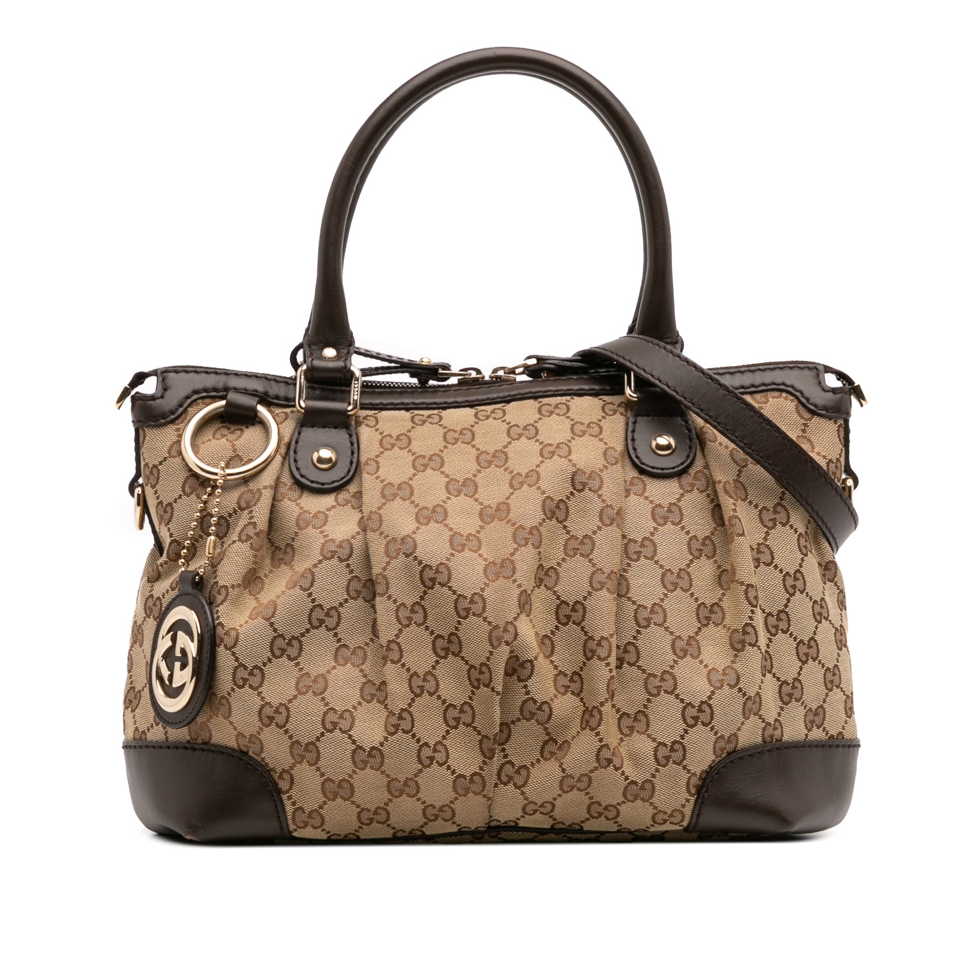 GG Canvas Sukey Satchel