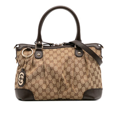 GG Canvas Sukey Satchel
