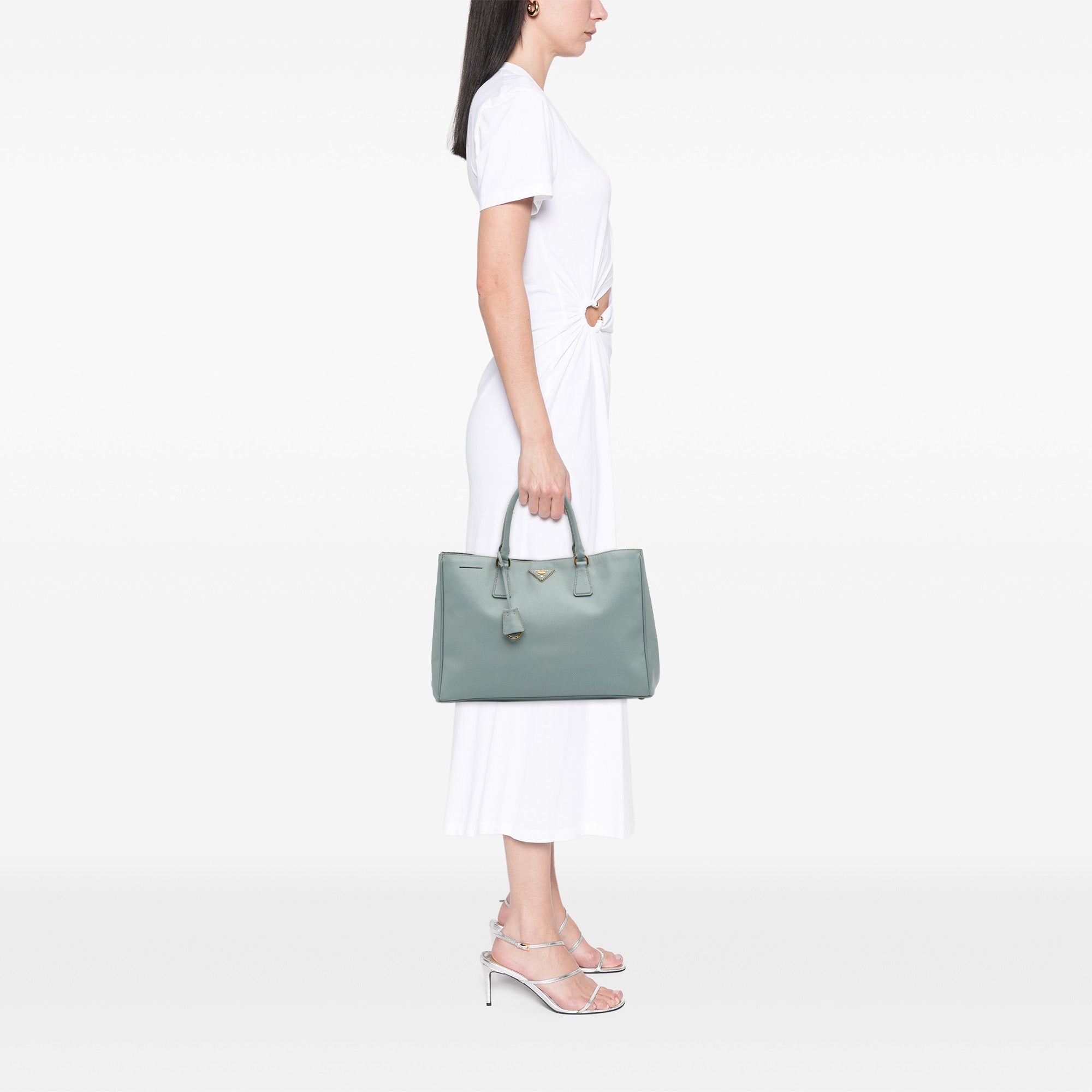 Large Saffiano Lux Galleria Tote
