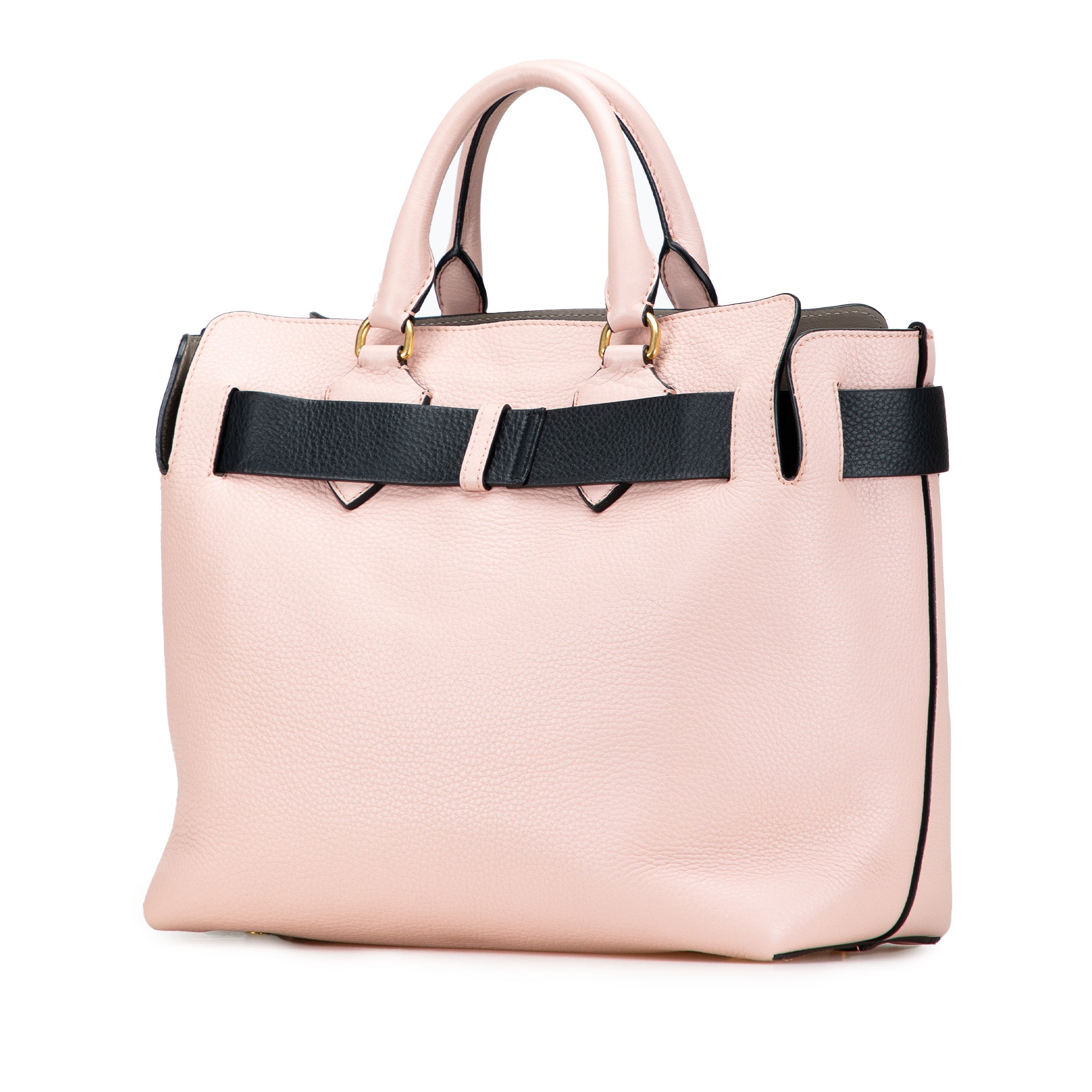 Medium Bicolor Leather Marais Belt Bag