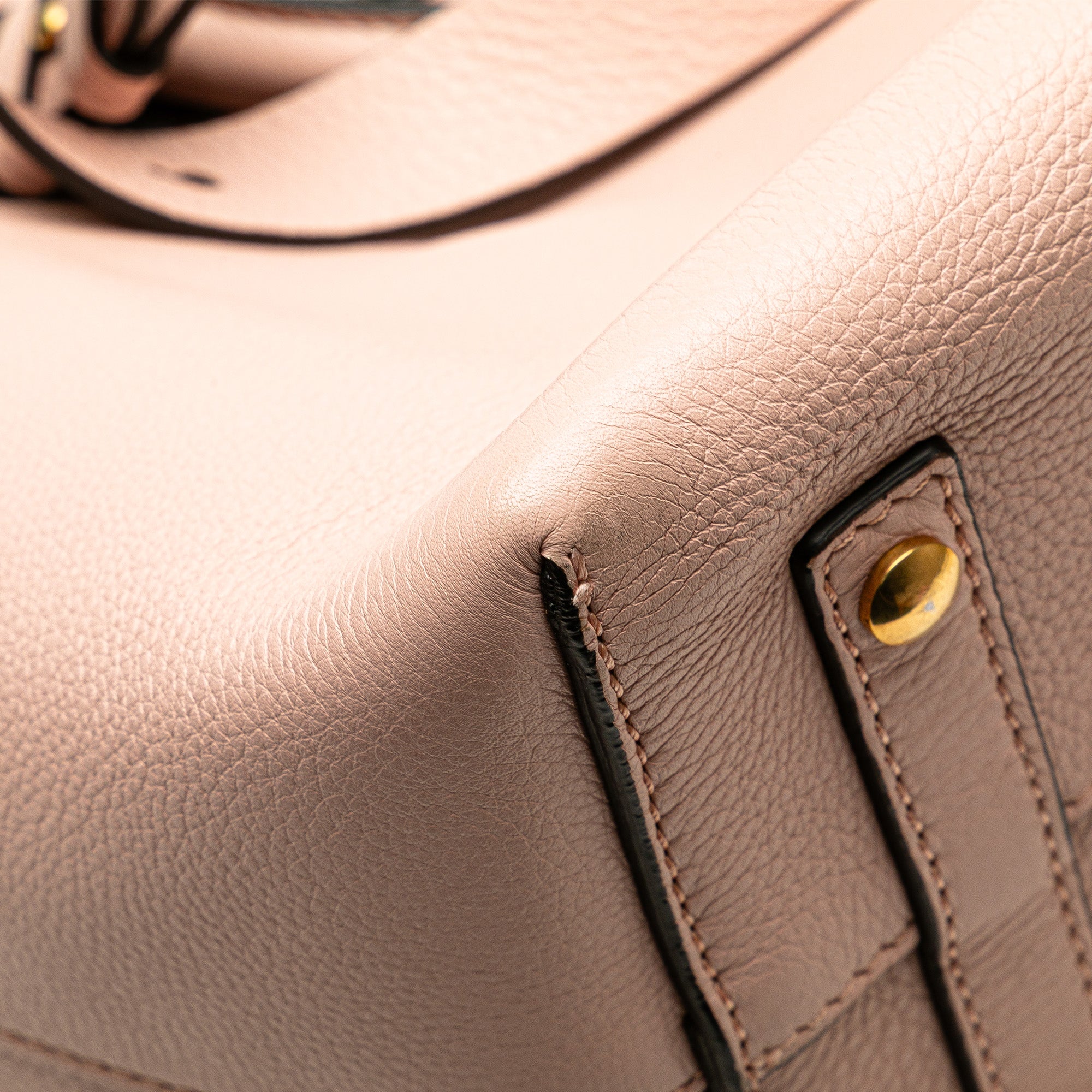 Medium Bicolor Leather Marais Belt Bag