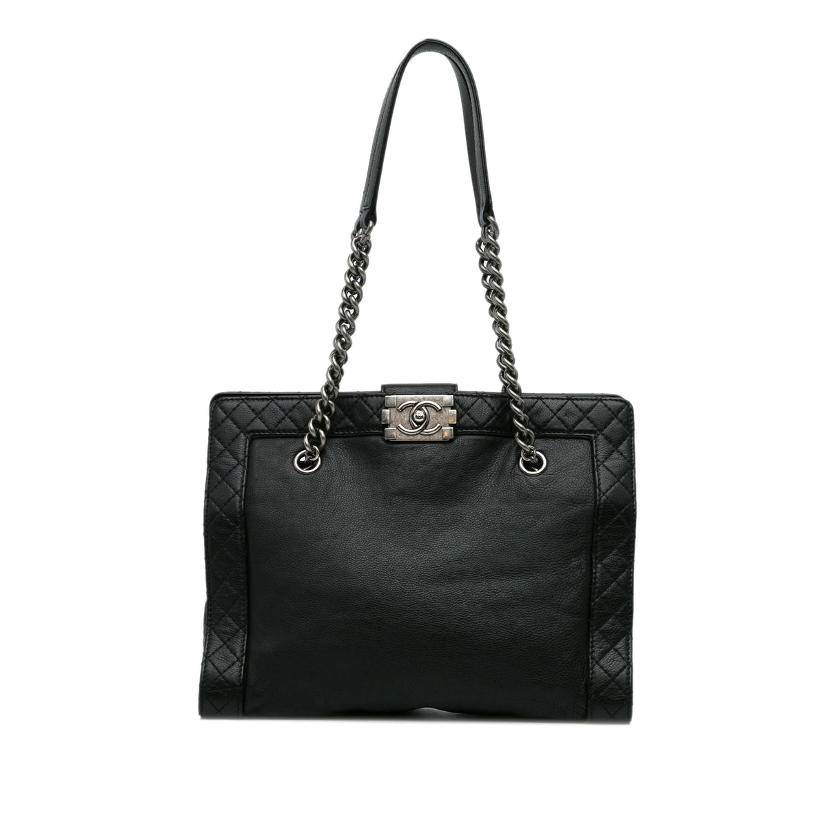 Medium Calfskin Boy Reverso Shopping Tote